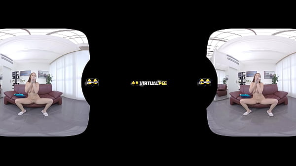 Antonia Sainz is caught peeing her pants in vr porn scene