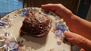 Baking Pee Brownies in Nerdy’s Kitchen