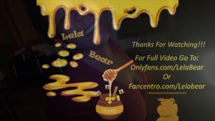 Ebony Lela Bear Gets Her Big Butt Pissed On In The Kitchen Before Getting Fucked By Step Father!!!