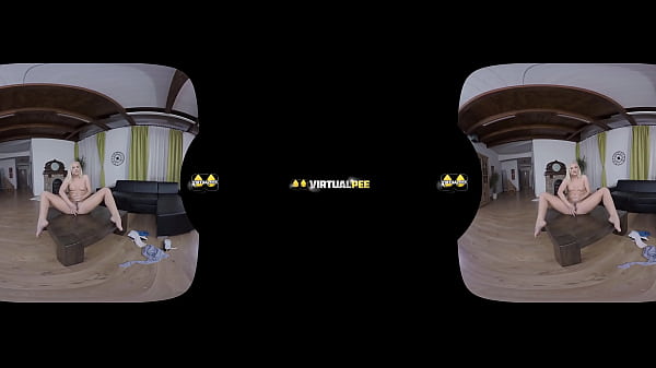 Virtualpee – Vinna Reed gapes her piss soaked pussy in VR porn