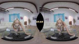 VR Porn Piss Tasting For Busty Blonde