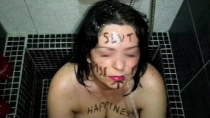 Drink Drink Submisive slut wife enjoys my urine