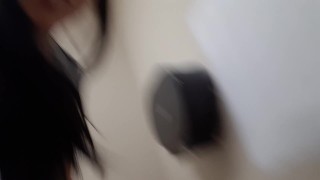 Hardware Store Piss with panty sniff