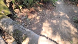 Nerdy Faery Pisses at Sunset