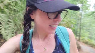 Nerdy Faery’s Hiking PEE Desperation causes WET panties
