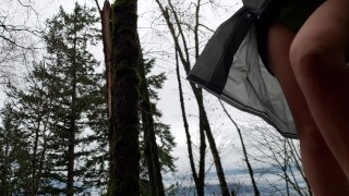 Standing Spray Piss In Public