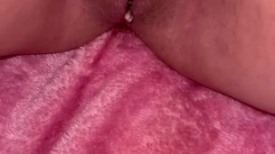 Girl pees the bed