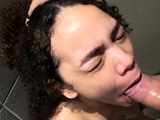 18YO LATINA Gets Pissed In Her Mouth