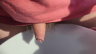 Pissing in the kitchen