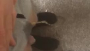 Pissing on normas floor and unprotected bed
