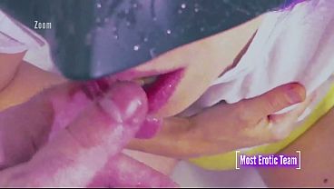 The happily horny and eager girl touches and massages her partner’s cock in an erotic game gets her mouth filled with piss – Trailer