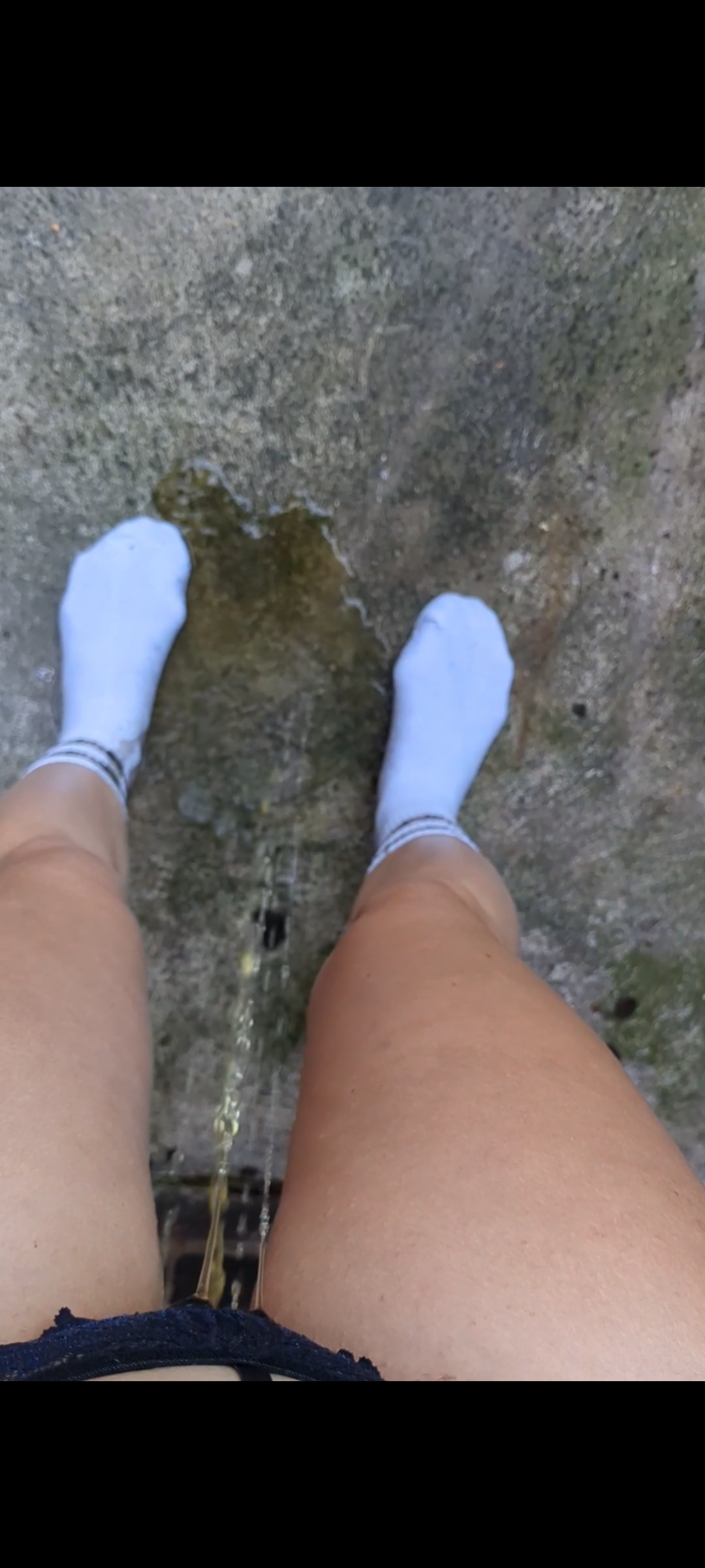 Playing in my piss puddle